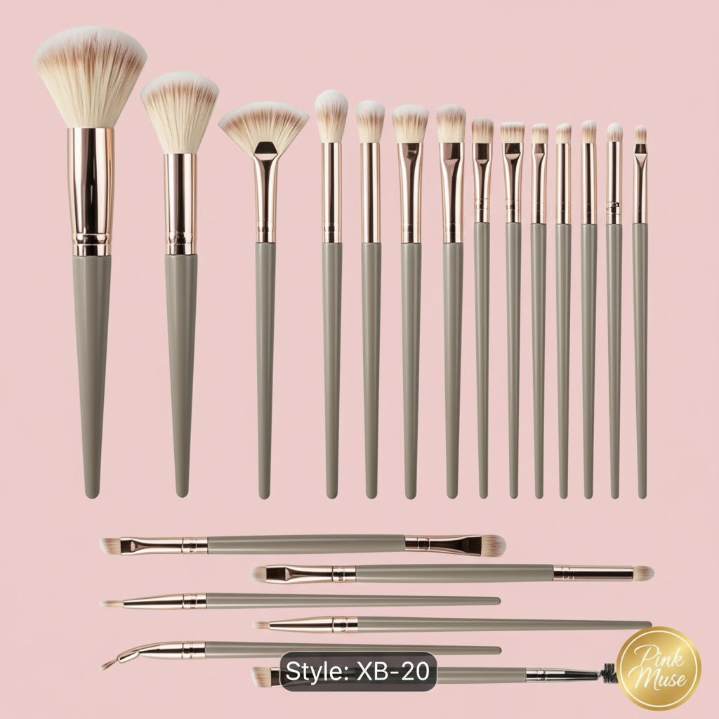Pink Muse Brush Set Branded