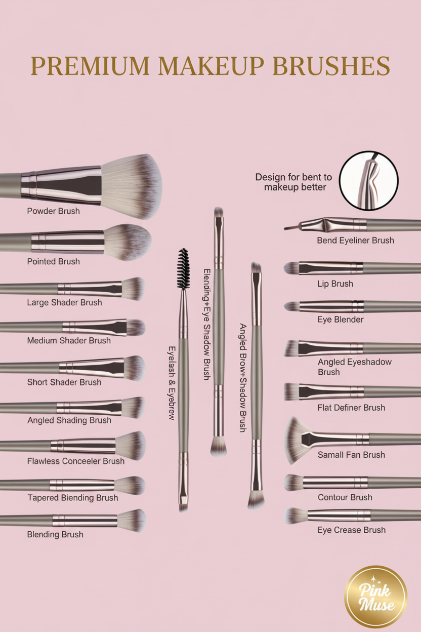 Pink Muse Premium Brushes No Style Tag